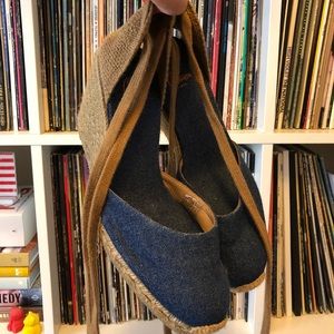 Castañer Denim Espadrilles - size 39/US 9
